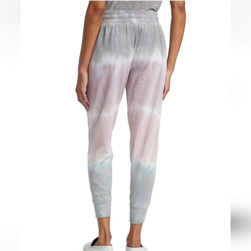 Splendid Tie Dye Jogger Pant Gray Pink Lounge Athleisure Casual Cotton Size XS - Picture 7 of 13